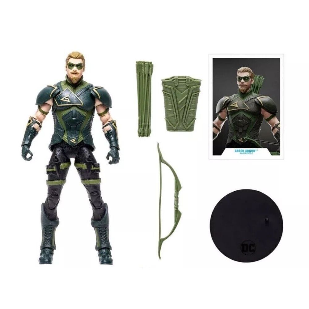 McFarlane Toys DC Multiverse Green Arrow Injustice 2 7" 22 Moving Parts. NIB - Picture 3 of 4